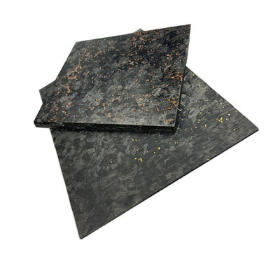 Chaper Placa de fibra de carbono com composto forjado de cobre vermelho e alto teor de carbono