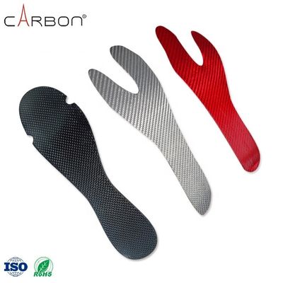 Solas de fibra de carbono personalizadas para esportes de futebol melhoram o conforto e o suporte