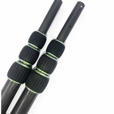 Pólo telescópico de fibra de carbono volátil 0 com fivela de torção e logotipo personalizado