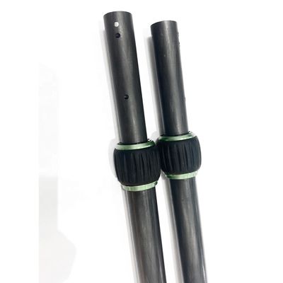 Pólo telescópico de fibra de carbono volátil 0 com fivela de torção e logotipo personalizado