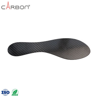 Solinha de calçado de fibra de carbono personalizada para suporte ortopédico de pé plano e suporte de arco