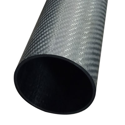 Tubos de fibra de carbono de grande dimensão com tubo cônico de 80 mm a 100 mm com 100% de carbono