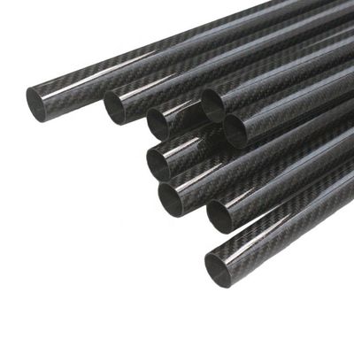 Tubos de fibras de carbono de módulo longo e de alta especificidade, com 0% de teor de cinzas e NOVE volátil