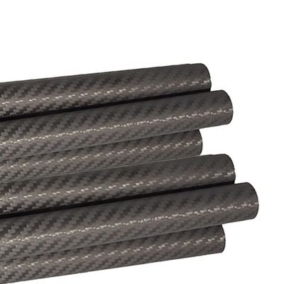 Tubos de fibras de carbono de módulo longo e de alta especificidade, com 0% de teor de cinzas e NOVE volátil