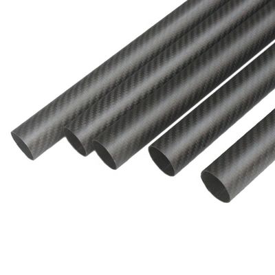 Tubos de fibras de carbono de módulo longo e de alta especificidade, com 0% de teor de cinzas e NOVE volátil