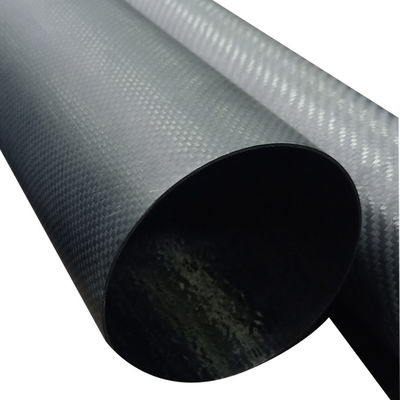 Tubos de fibra de carbono de grande dimensão com tubo cônico de 80 mm a 100 mm com 100% de carbono