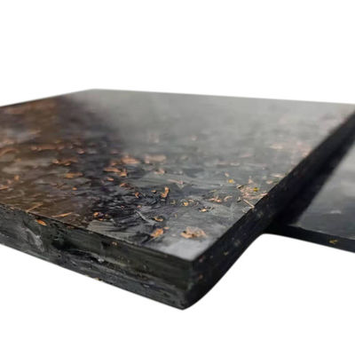 Chaper Placa de fibra de carbono com composto forjado de cobre vermelho e alto teor de carbono