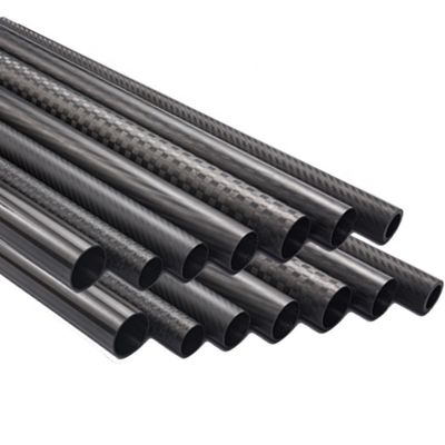 Tubos de fibra de carbono de alta resistência à tração para aplicações industriais