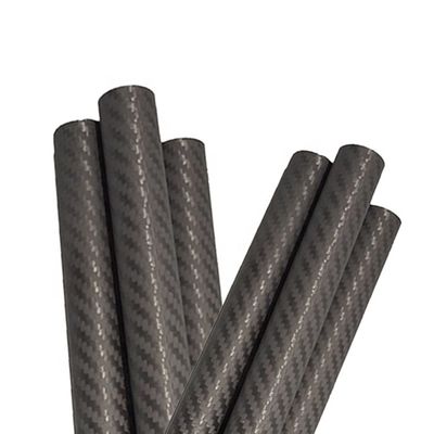 Tubos de fibra de carbono de alta resistência à tração para aplicações industriais