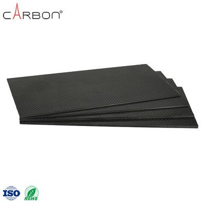 Produtos desportivos de corte CNC de folha de fibra de carbono de baixa densidade com teor de cinzas de 0.25