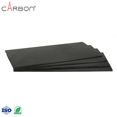 Produtos desportivos de corte CNC de folha de fibra de carbono de baixa densidade com teor de cinzas de 0.25