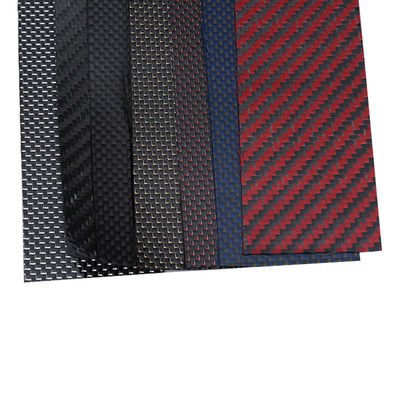 Material quente Matte Metallic Brushed 3K Carbon Fiber Sheet Plate com corte de 0,005% de S