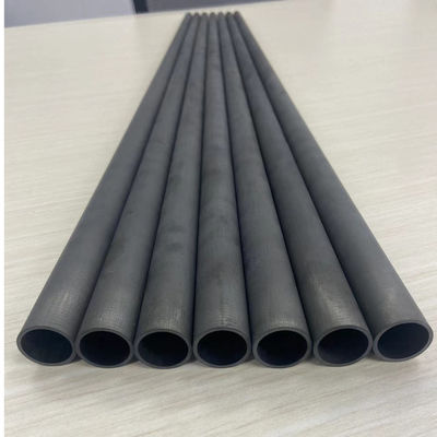 Tubos de fibra de carbono conibertos de alta resistência personalizados para bilhares de peso leve