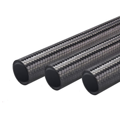Tubos redondos de fibras de carbono, de enrolamento, de enrolamento, quadrados, de fibras de carbono