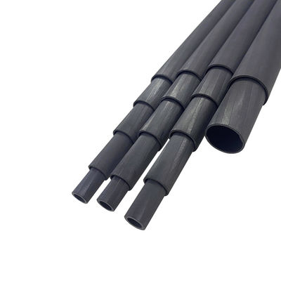 200cm Fibra de carbono pólo telescópico para pólo de barra de carbono durável e leve
