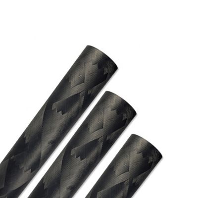 Tubos de escape de fibras de carbono de fibras de fibras de fibra de carbono 3k resistentes ao calor e duráveis para uso industrial