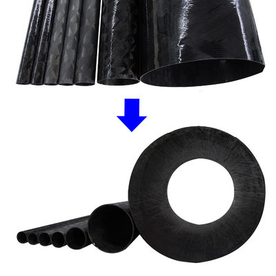 Tubos de epoxi de material híbrido pré-preg contínuo redondo de 15 mm para produção de equipamentos de golfe