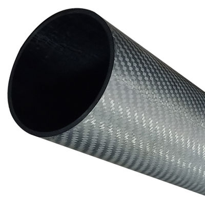 0.05% N Conteúdo 1 polegada tubo de fibra de carbono 1200 mm para aplicações industriais