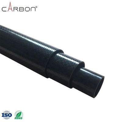 Tubos de fibra de carbono de 200 mm para calçados desportivos Tecido de forma redonda Performance ao ar livre durável