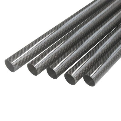 Tubos razoáveis de fibras de carbono de 3k com um teor de H de 0,009% e um teor de N de 0,001%