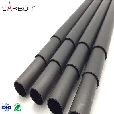 Tubos razoáveis de fibras de carbono de 3k com um teor de H de 0,009% e um teor de N de 0,001%