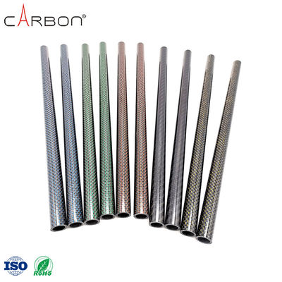 Tubos razoáveis de fibras de carbono de 3k com um teor de H de 0,009% e um teor de N de 0,001%