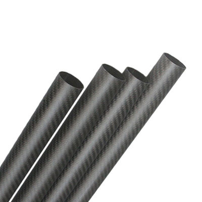 Espessura personalizada Pó de empuxo de fibra de carbono 21 pés comprimento 0,5-25,4 mm Diâmetro multi-seção