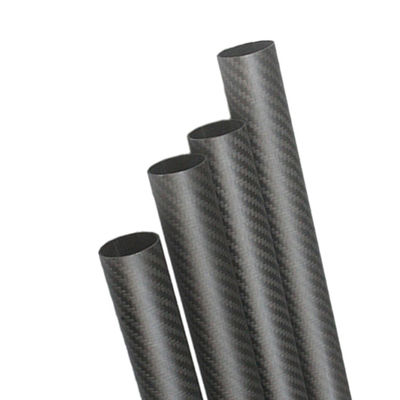 Espessura personalizada Pó de empuxo de fibra de carbono 21 pés comprimento 0,5-25,4 mm Diâmetro multi-seção