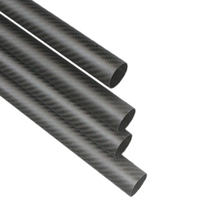 Espessura personalizada Pó de empuxo de fibra de carbono 21 pés comprimento 0,5-25,4 mm Diâmetro multi-seção