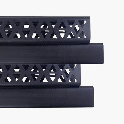 Tubo oval quadrado de fibra de carbono com teor de cinzas de 0,025% a 0,05% e comprimento personalizável