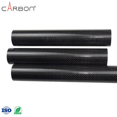 Dimensão personalizada tubo reto de fibra de carbono para outrigger canoa