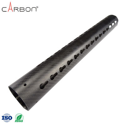 Tubos de fibra de carbono de espessura personalizada para veleiros como transportadores de ativador químico