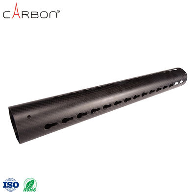 Tubos de fibra de carbono de espessura personalizada para veleiros como transportadores de ativador químico