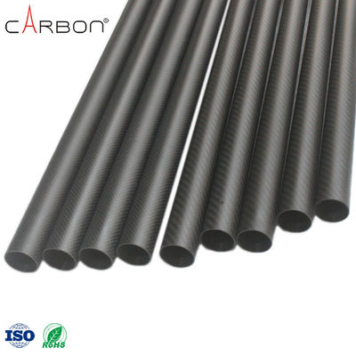 Tamanho personalizado ZhongShan tubo de fibra de carbono para barras de pesca
