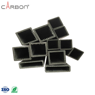 Tubo de fibra de carbono quadrado de 3 mm não volátil para o processo de produção de calçados