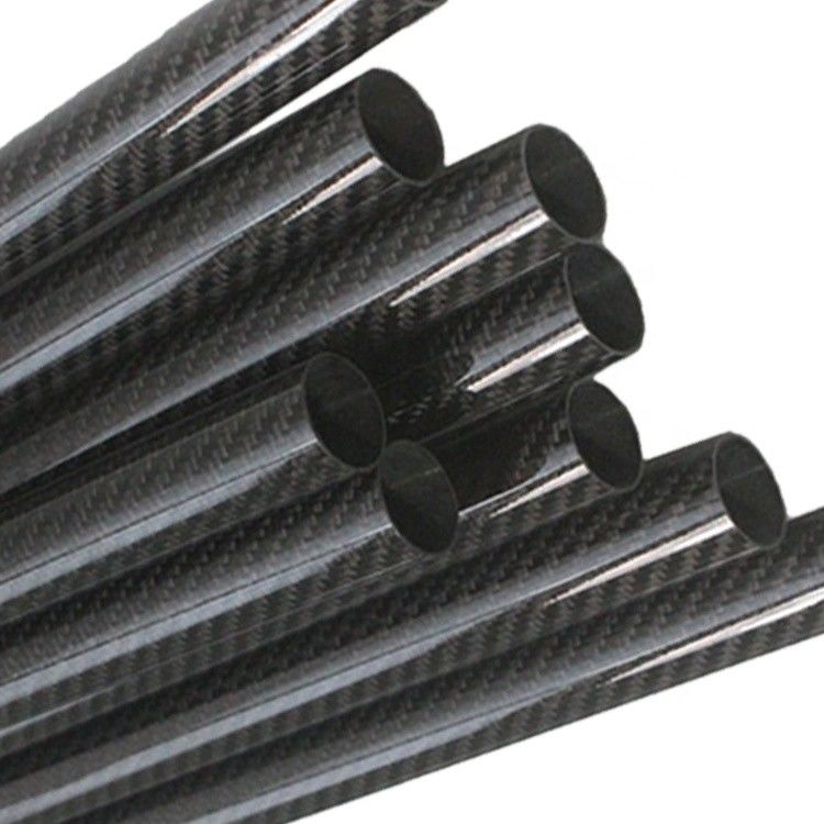 Tubos de fibras de carbono de módulo longo e de alta especificidade, com 0% de teor de cinzas e NOVE volátil
