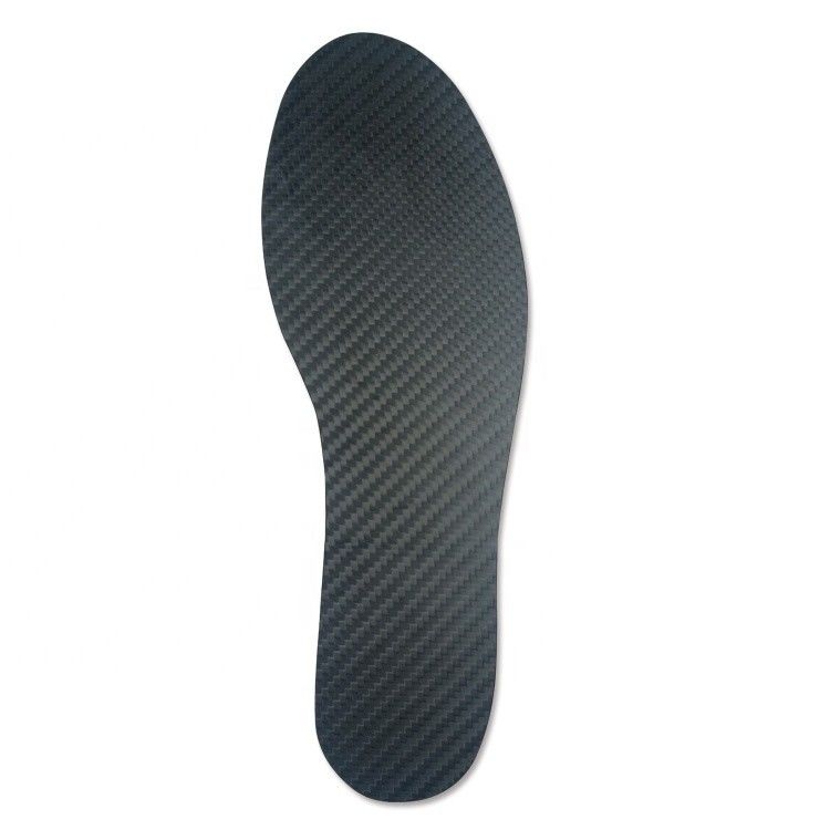 Ortopédia Flat Foot Insole Fibra de carbono rígida e 67% Epoxy Resin Stiffener para sapatos
