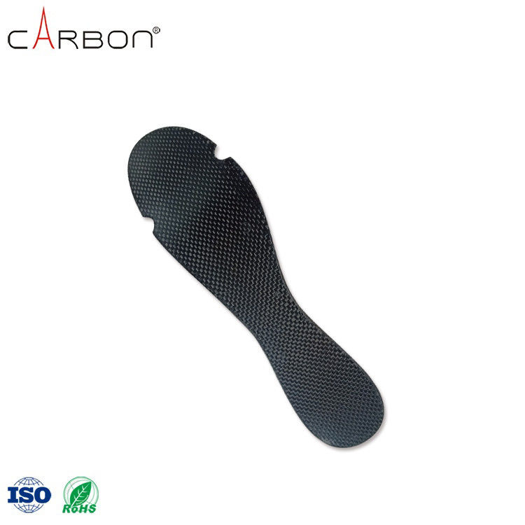Solas de fibra de carbono personalizadas para esportes de futebol melhoram o conforto e o suporte