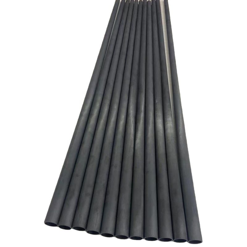66% de C Conteúdo de 1.6 mm de fibra de carbono de piscina com tubo cônico e resistência à abrasão
