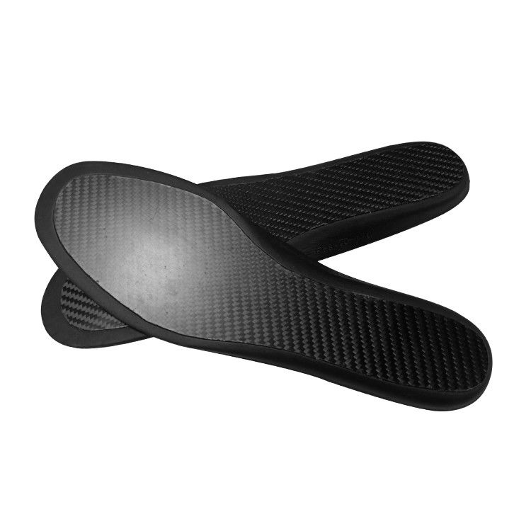 Solhas de fibra de carbono para calçados esportivos para jovens de tamanho personalizado Função de absorção de choque
