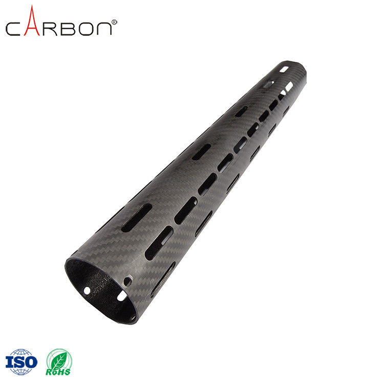Tubos de fibra de carbono de espessura personalizada para veleiros como transportadores de ativador químico