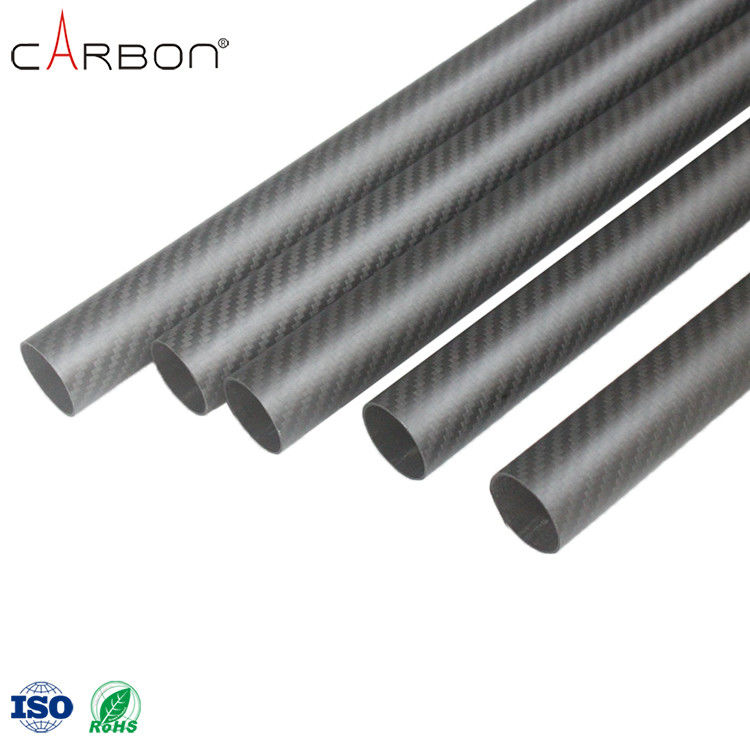 200 Finish Matte/Glossy ZhongShan Carbon 3K Carbon Fiber Tube para limpeza de calhas de vácuo